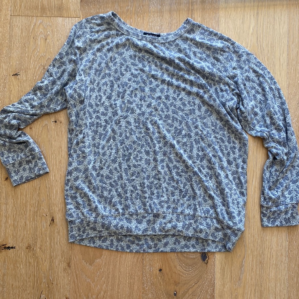Buffalo leopard tunic sweater-Med